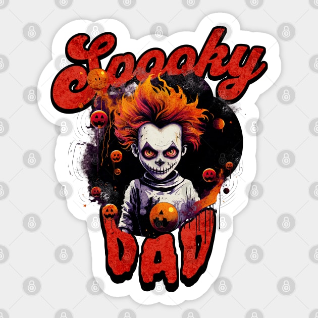 Spooky Dad Sticker by HolidayBug